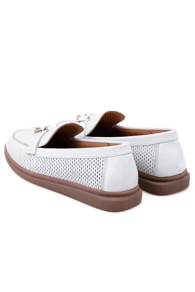 Desa Pantofi casual de damă din piele albă