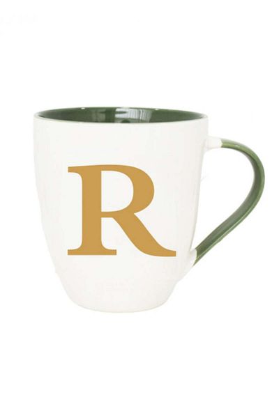 Miniso Ceramic Mug with Letter R - 500 ml