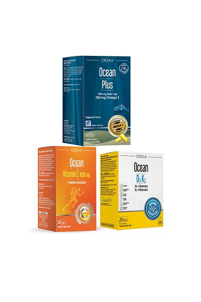 Ocean Fish Oil 1200mg + VitaminC1000mg + Vitamin D3k2 - Drop Advantage Package