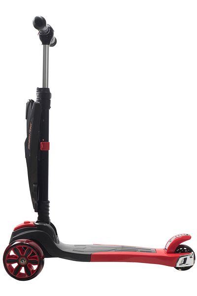ACTION ONE Trotineta Red Arrow cu roti luminoase si late, rosu