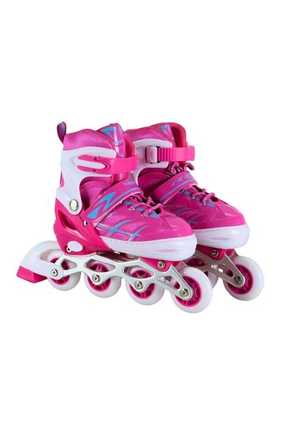 TOYFEST Metal Body Skates with Bag, Size 31-34