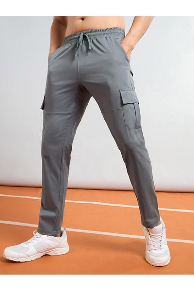 Technosport By Styli بنطال رياضي رجالي بقصّة Slim Fit مع TS FLEXI