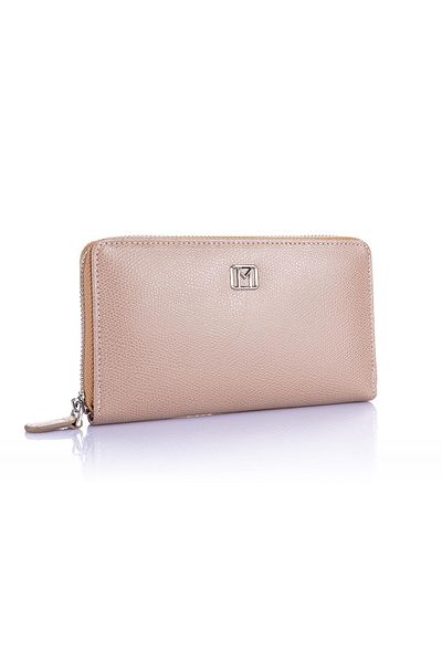 Getcho Mademoiselle Ferden Women's Mink Long Zippered Card Holder Multi-Eye Large Size Coin Holder Wallet Model