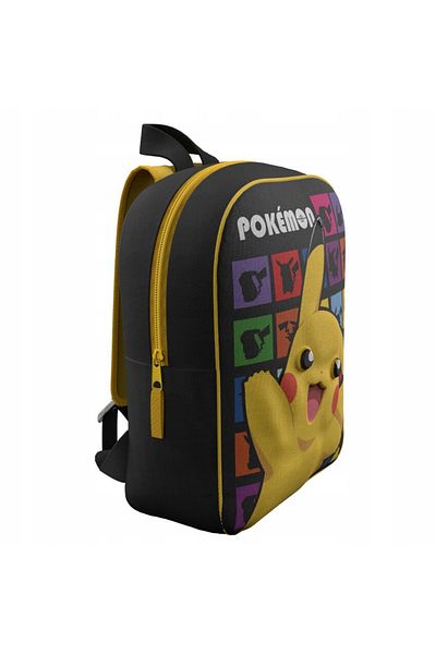 Pokemon Ghiozdan gradinita, 3D, 32x26x10 cm, bretele ajustabile si intarite, multicolor, Pokemon