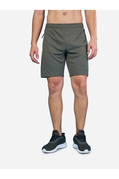 Technosport By Styli Men Solid Slim Fit Shorts with Techno Dry