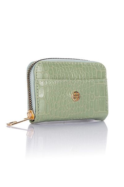 Getcho Olem Crocodile Women's Zippered Wallet with Coin Compartment