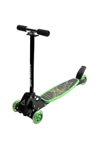 ACTION ONE Trotineta pliabila cu 4 roti Rookie, verde