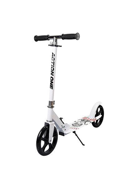 ACTION ONE Skull Rider folding scooter, white