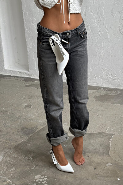 AYAKKABI PRENSİ Tove Capsule Detailed White Matte Thin Heeled Shoes Women