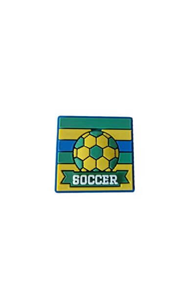OZN AKSESUAR Ledli Yanıp Sönen Futbol Terlik Süsü Üç Boyutlu/Işıklı 3d Charm/...