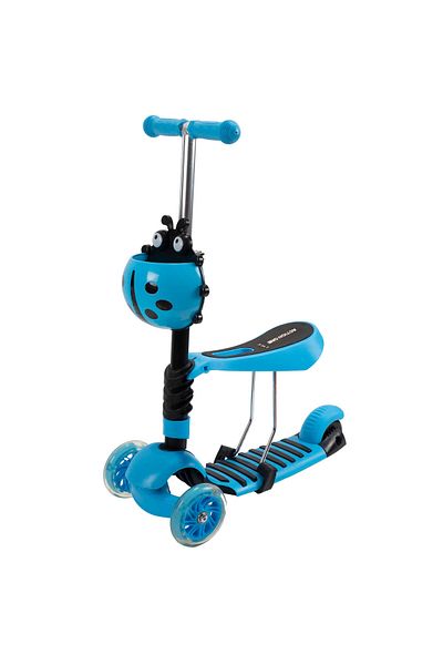 ACTION ONE Trotineta Smart Kid 3 in 1 cu roti luminoase, albastru