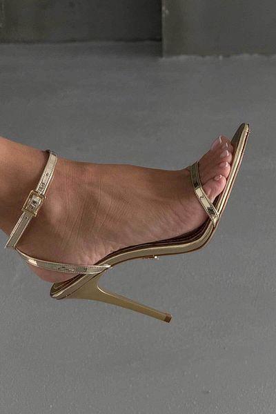 AYAKKABI PRENSİ Futz Ankle Strap Gold