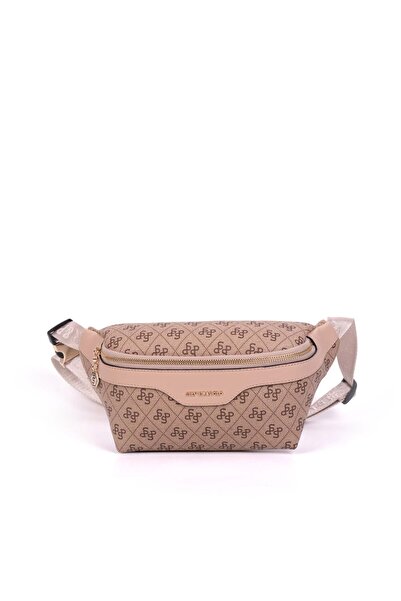 Silver Polo Silver & Polo Dark Beige - Geantă de talie pentru femei Skin Sp1192