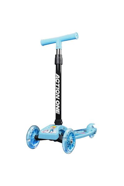 ACTION ONE Trotineta Funride cu roti luminoase, blue