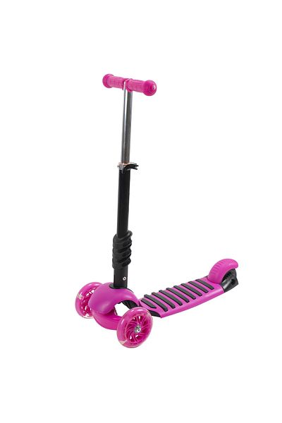 ACTION ONE Trotineta Smart Kid 3 in 1 cu roti luminoase, roz