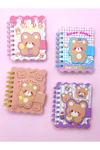 Limmy Mavi Hello Bear Милий міні-формат - Соняшниковий блокнот (7x8 см)