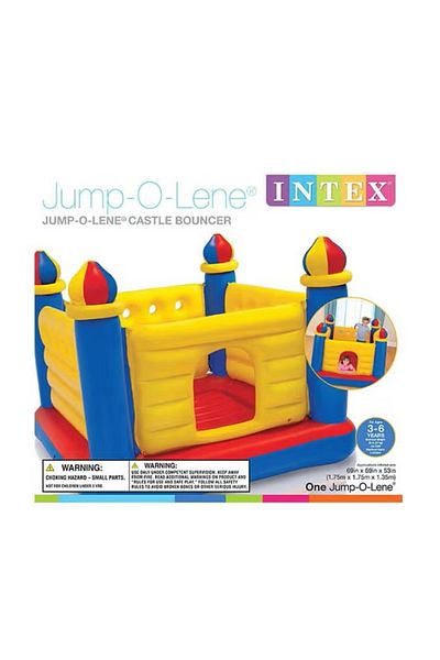Primo Plus Jump-O-Lene Inflatable Bouncer Castle House 1.75m x 1.75m x 1.35m