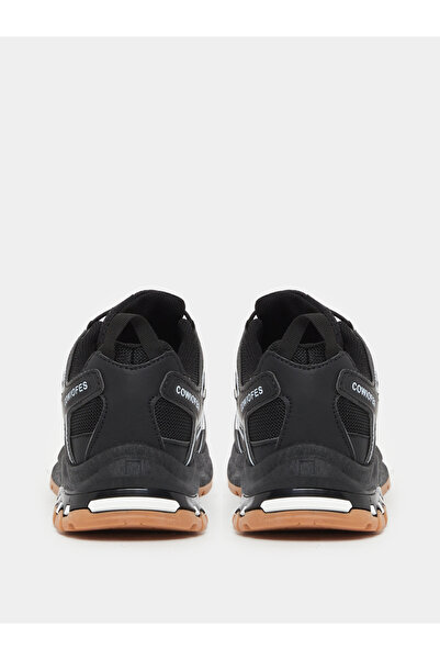 Styli Contrast Panelled Lace-Up Sneakers