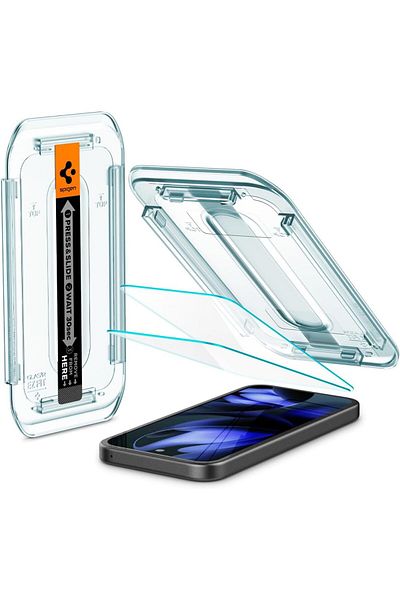 Spigen GLAStR EZ FIT for Google Pixel 9a Screen Protector Premium Tempered Glass 2 PACK