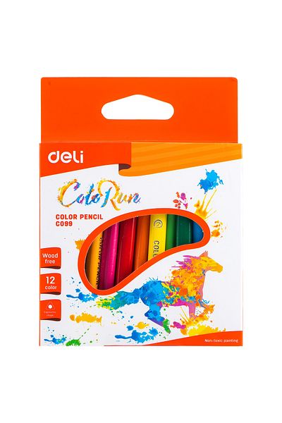 Deli قلم رصاص ملون ASST. EC09900