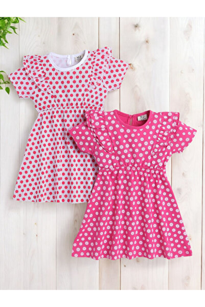 Victor and Jane By Styli Victor and Jane - All-Over Printed Ruffle Dress (Pack of 2)