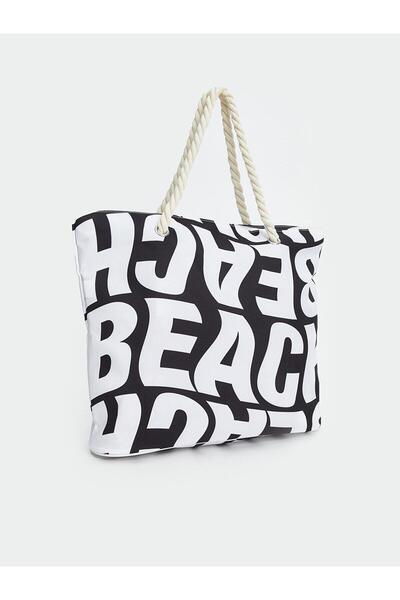 LC Waikiki LCW ACCESSORIES Hasır İpli Kadın Plaj Çantası