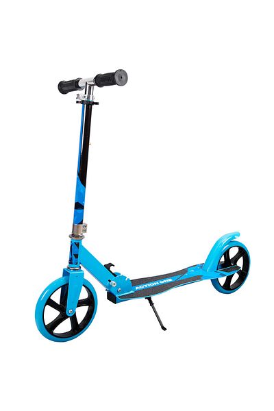 ACTION ONE Trotineta Pliabila Nitro Blue, cu cric, roti 200 mm, albastru