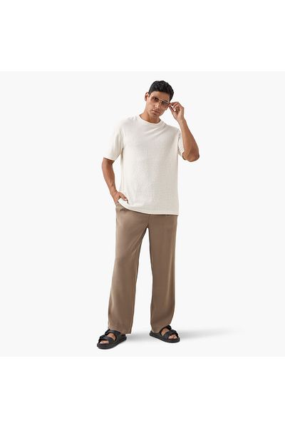 Iconic Iconic Flexi Waist Trousers with Pockets