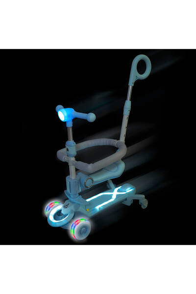 ACTION ONE The Ultimate 7 in 1 scooter, blue