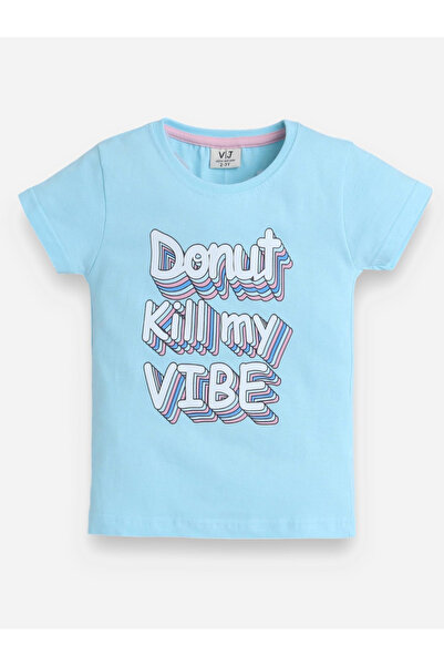 Victor and Jane By Styli Graphic Print T-Shirt and All-Over Printed Pyjama Set