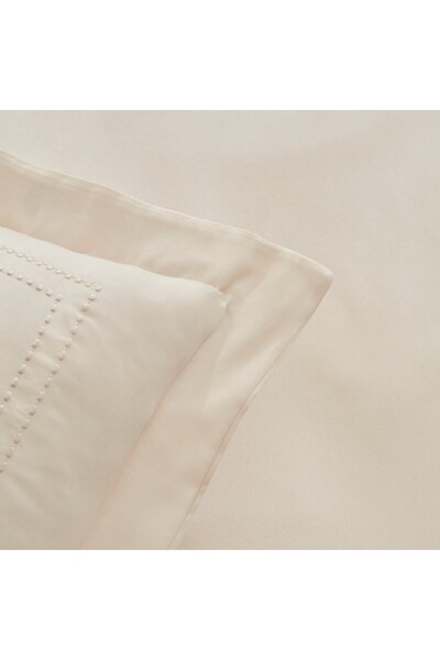 Karaca Home White Collection Felves 100% Baumwolle King Size Bettw sche Set Beige