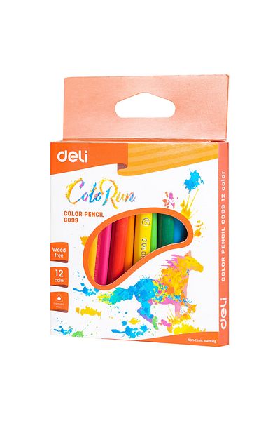 Deli قلم رصاص ملون ASST. EC09900