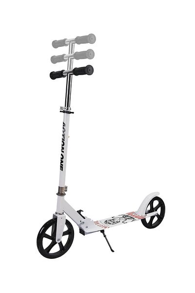 ACTION ONE Skull Rider folding scooter, white