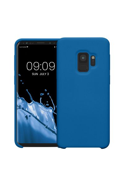 KWmobile Carcasă pentru Samsung Galaxy S9, silicon, albastră, 44182.228