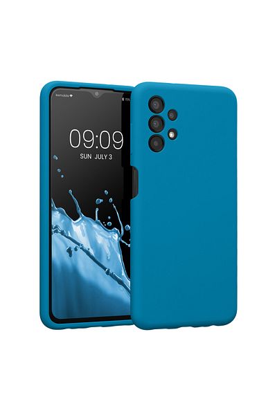 KWmobile Carcasă pentru Samsung Galaxy A13, silicon, albastră, 57832.224