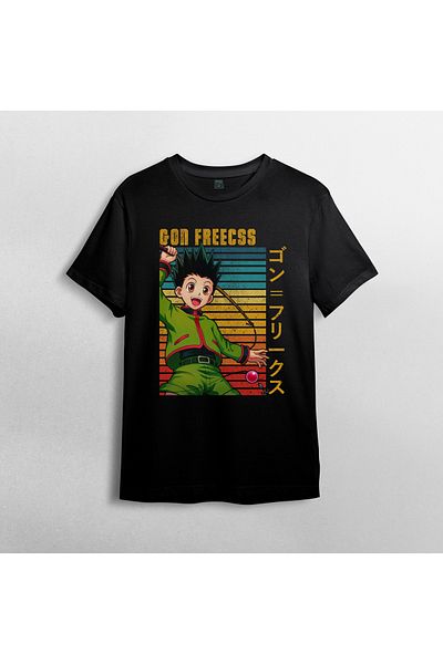 Pixxa Μπλουζάκι Hunter X Hunter Gon Unisex 100% βαμβακερό με λαιμόκοψη μοντέλο 5