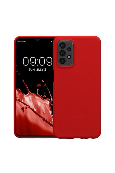 KWmobile Case For Samsung Galaxy A23/galaxy A23 5g, Red, Silicone, 57804.208