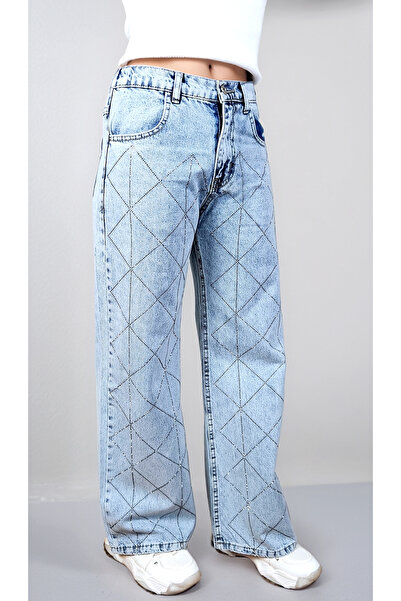 Jannock Devojčice Sa kamenim vezom farmerke, moderan dizajn, 100% pamuk % udo...