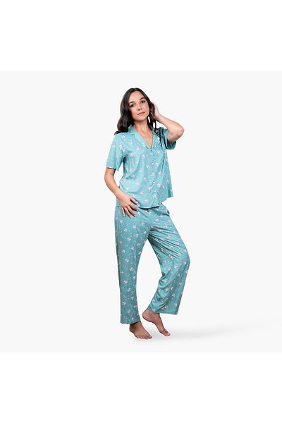 Aadaraya Floral Print Pyjama Set
