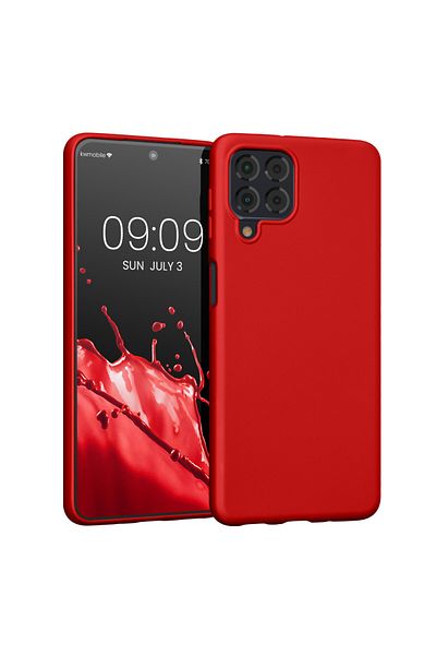 KWmobile Case For Samsung Galaxy M53 5g, Silicone, Red, 57954.36