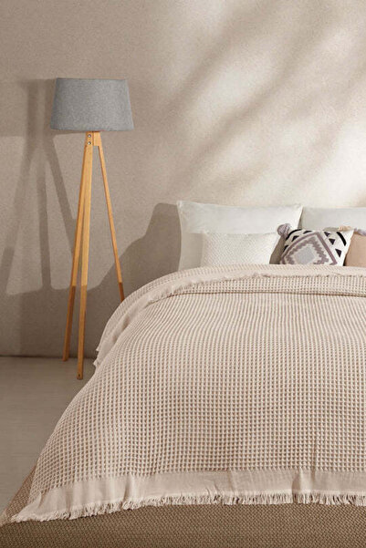 Elart Ruffle Pike Double (220X240 cm) Beige