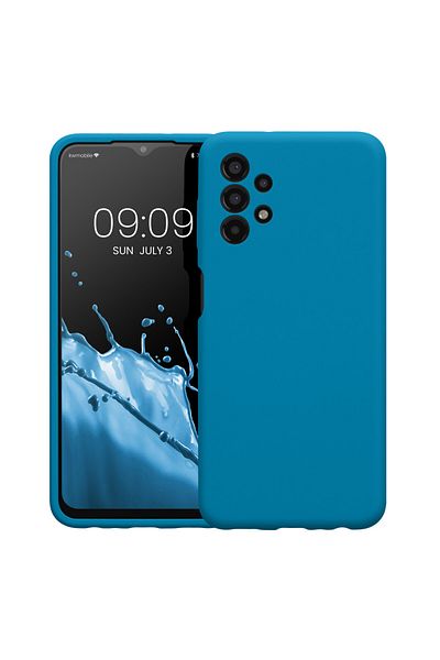 KWmobile Carcasă pentru Samsung Galaxy A13, silicon, albastră, 57832.224