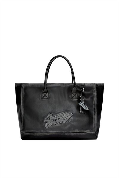 Pull & Bear Worn-effect STWD shopper bag