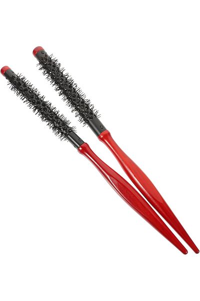 LA PERLA TECH 3 BRUSH SET Hair Dryer Round Brush-Wooden -Roller Brush -Nylon Bristles Hair Styling Brush Comb