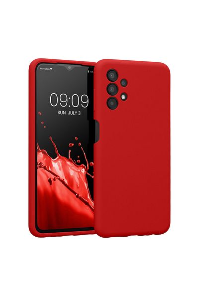 KWmobile Case For Samsung Galaxy A13 4g, Silicone, Red, 57832.208