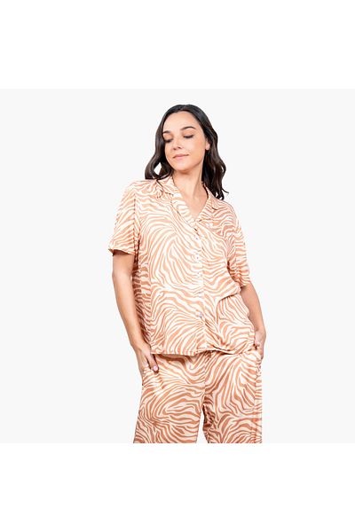 Aadaraya Animal Print Pyjama Set