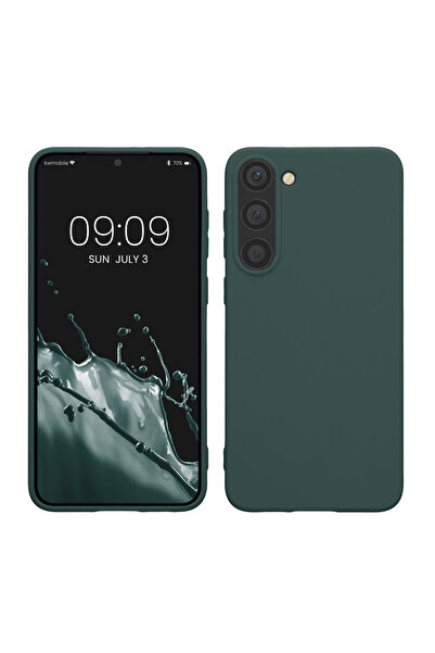 KWmobile Θήκη για Samsung Galaxy S23 Plus, Σιλικόνη, Πράσινη, 60283.171