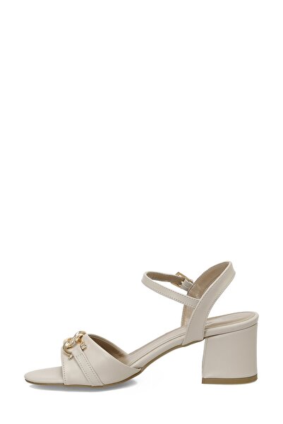 Polaris 323099.Z 5FX Bej Kadın Topuklu Sandalet