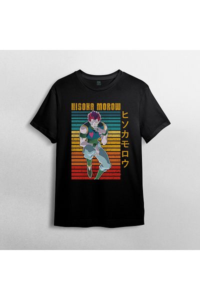 Pixxa Μπλουζάκι Hunter X Hunter Hisoka Unisex 100% βαμβακερό με λαιμόκοψη μοντέλο 3