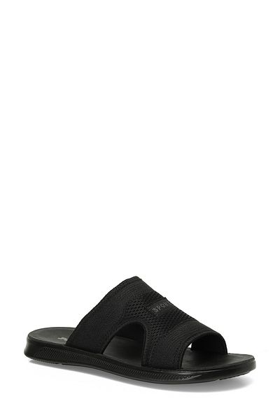 Polaris 408027.M5Fx Black Men's Slippers